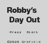 Robby's Day Out (Homebrew) — Title screen